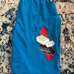 Adidas Vibrant Blue Athletic Shorts